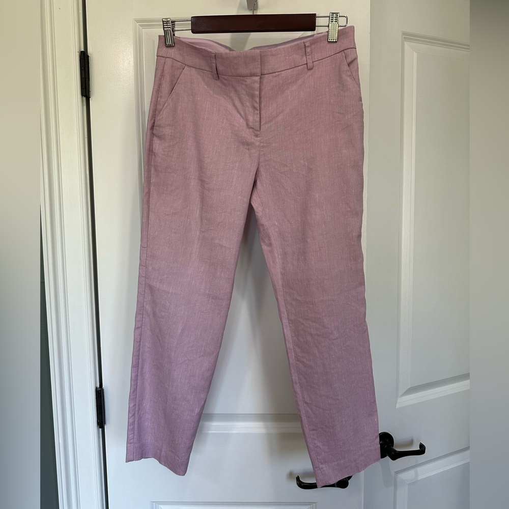 Express linen ankle pants